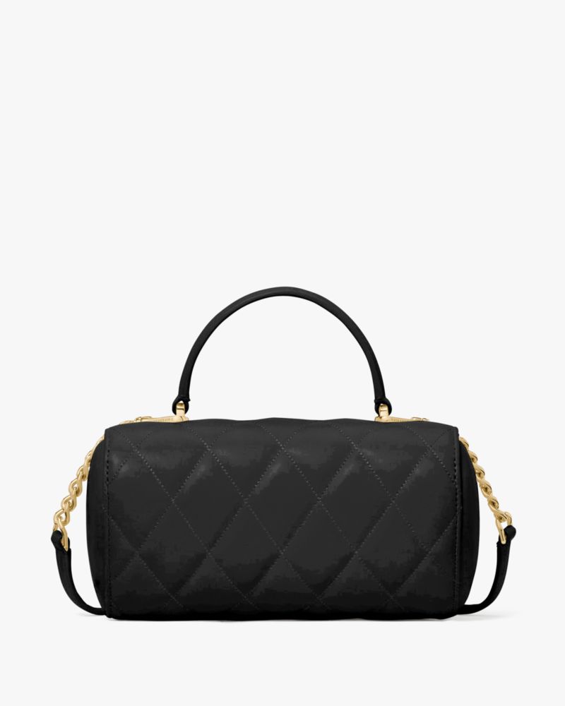 Heart Barrel Quilted Crossbody