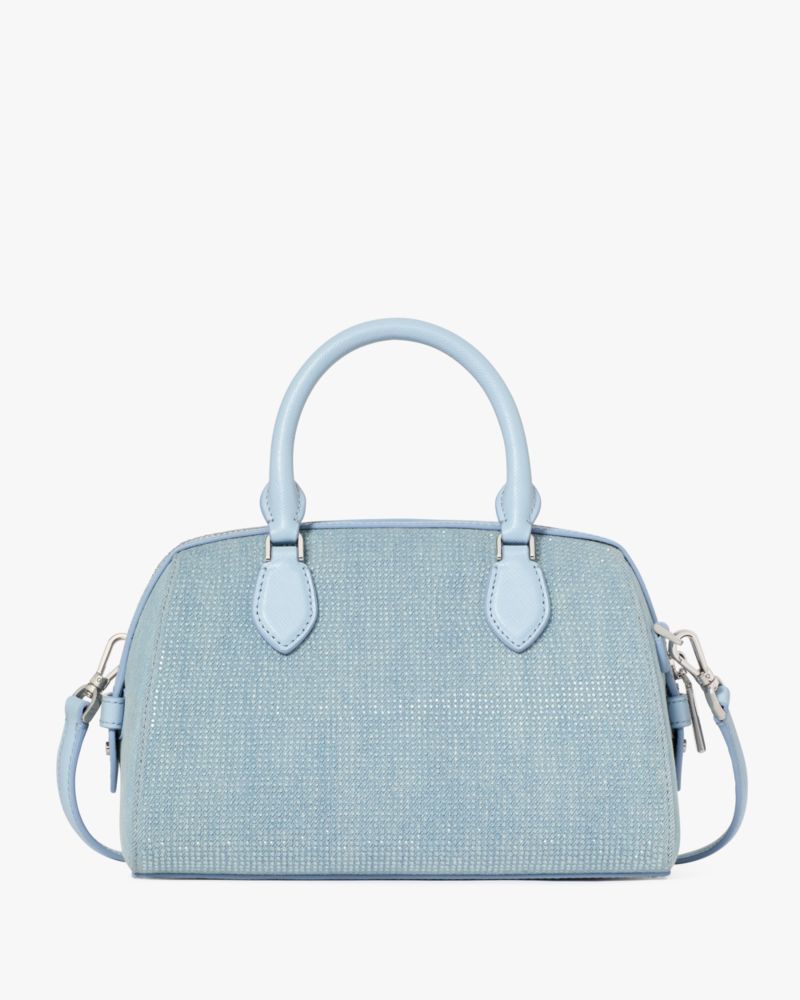Madison Studded Denim Small Dolly Duffle