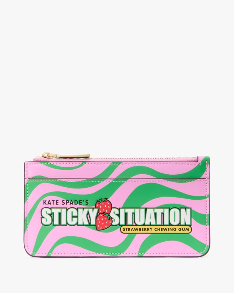 Bubble Gum Large Slim Card Holder