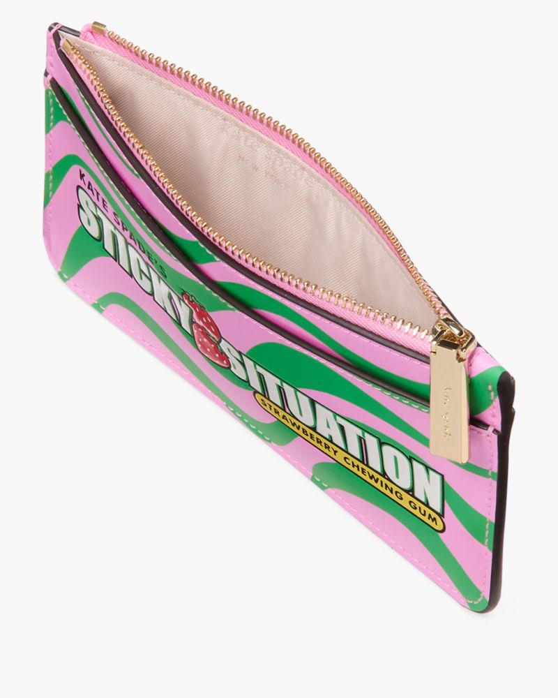 Bubble Gum Large Slim Card Holder