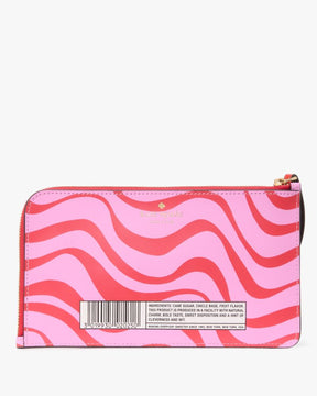 Bubble Gum Medium L-Zip Wristlet