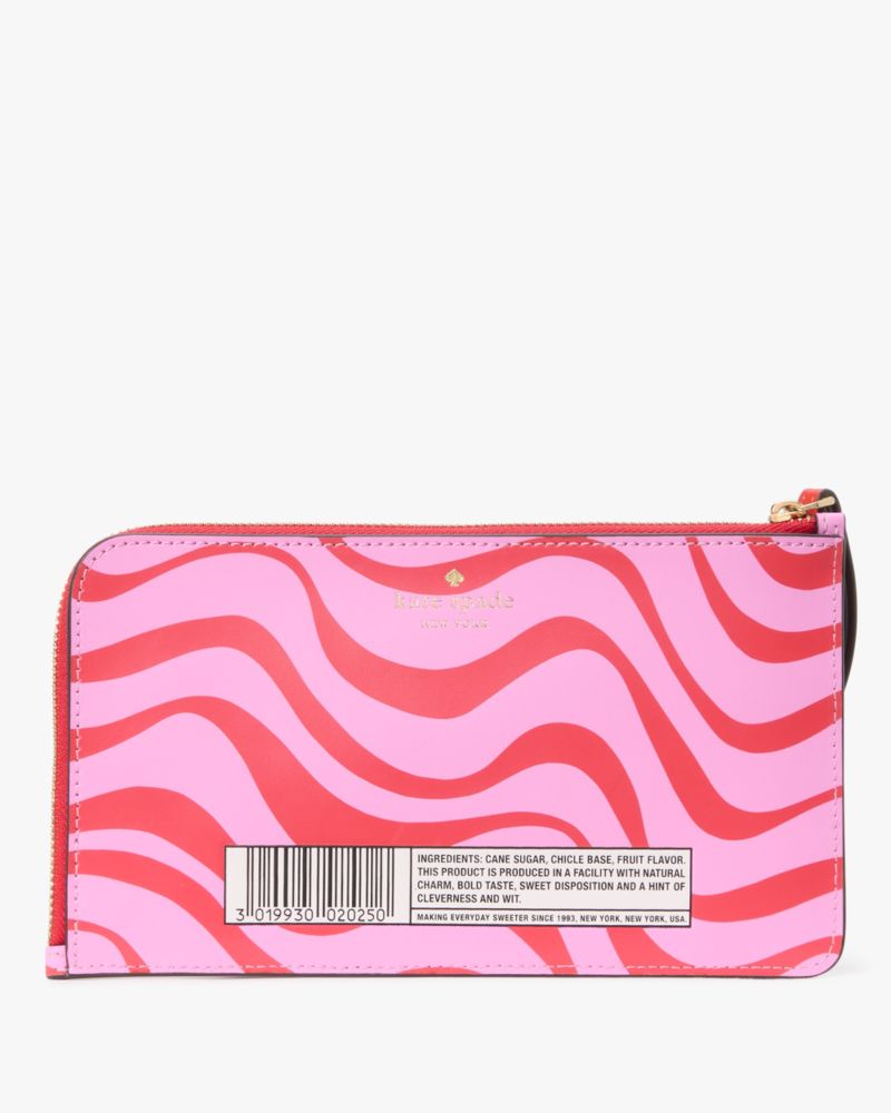 Bubble Gum Medium L-Zip Wristlet