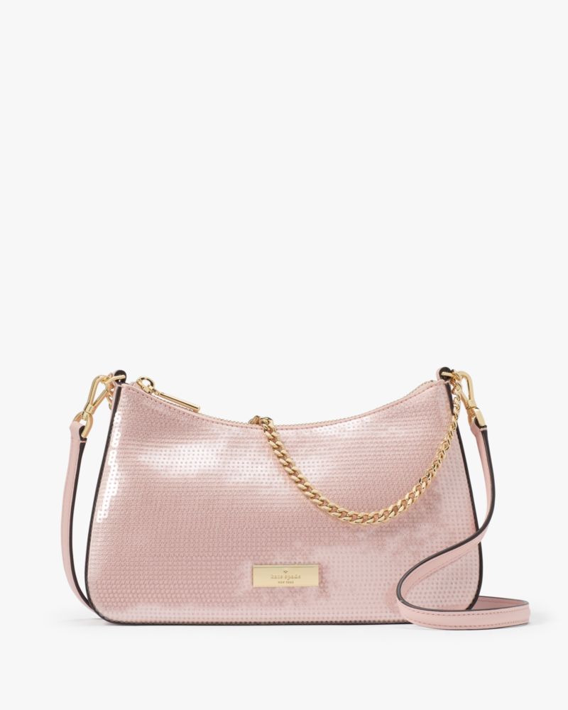 Margot Satin Sequin Convertible Crossbody