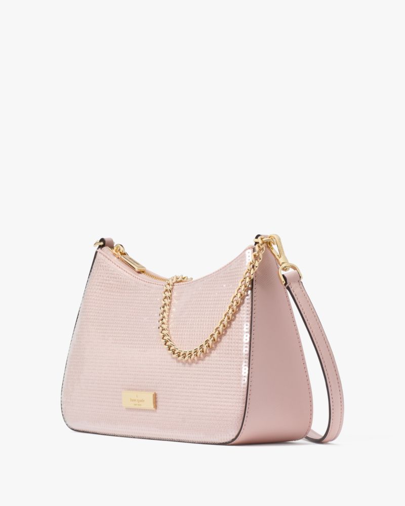 Margot Satin Sequin Convertible Crossbody