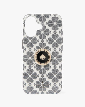 Spade Flower Stability Ring And Case iPhone 16