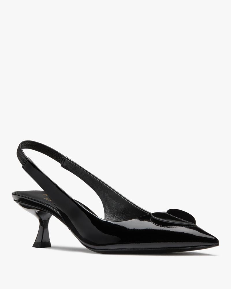 Lover Slingback Kitten Heel Pumps