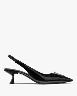 Lover Slingback Kitten Heel Pumps