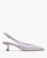 Riley Slingback Smooth Leather Kitten Heel