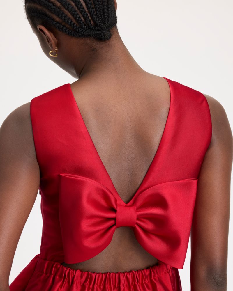 Fit-and-flare Bow Dress