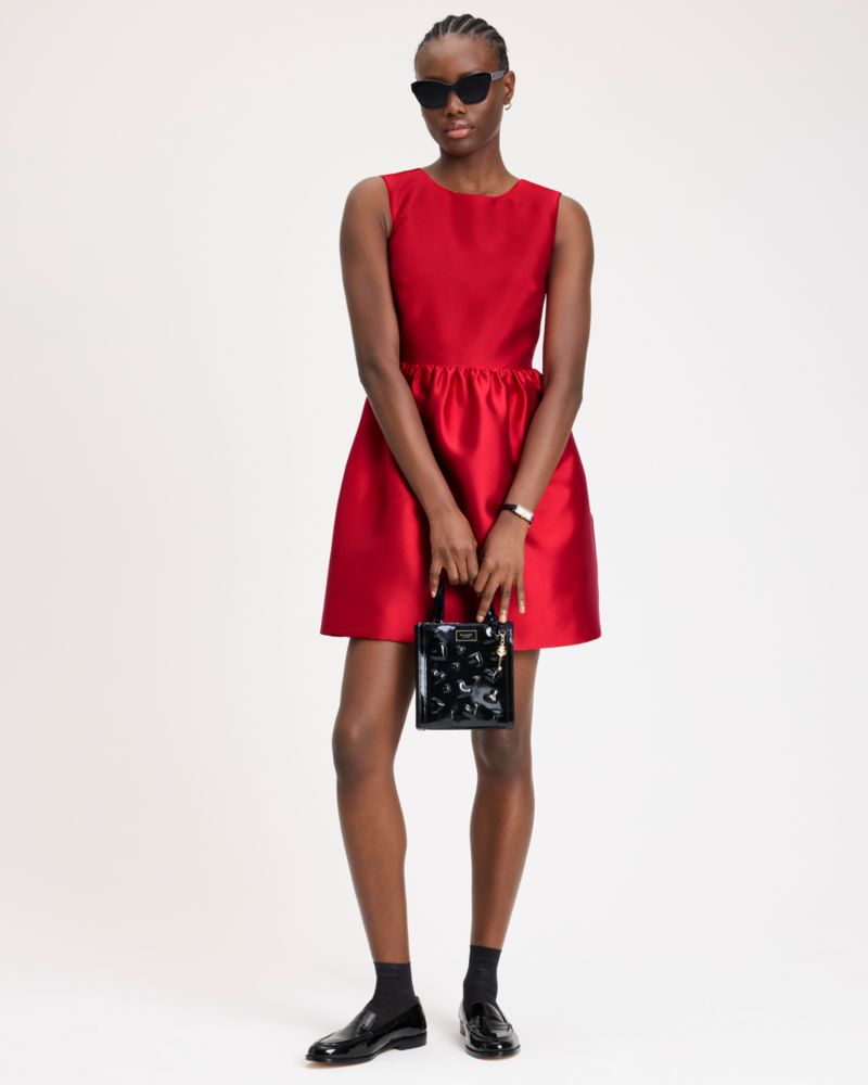 Fit-and-flare Bow Dress