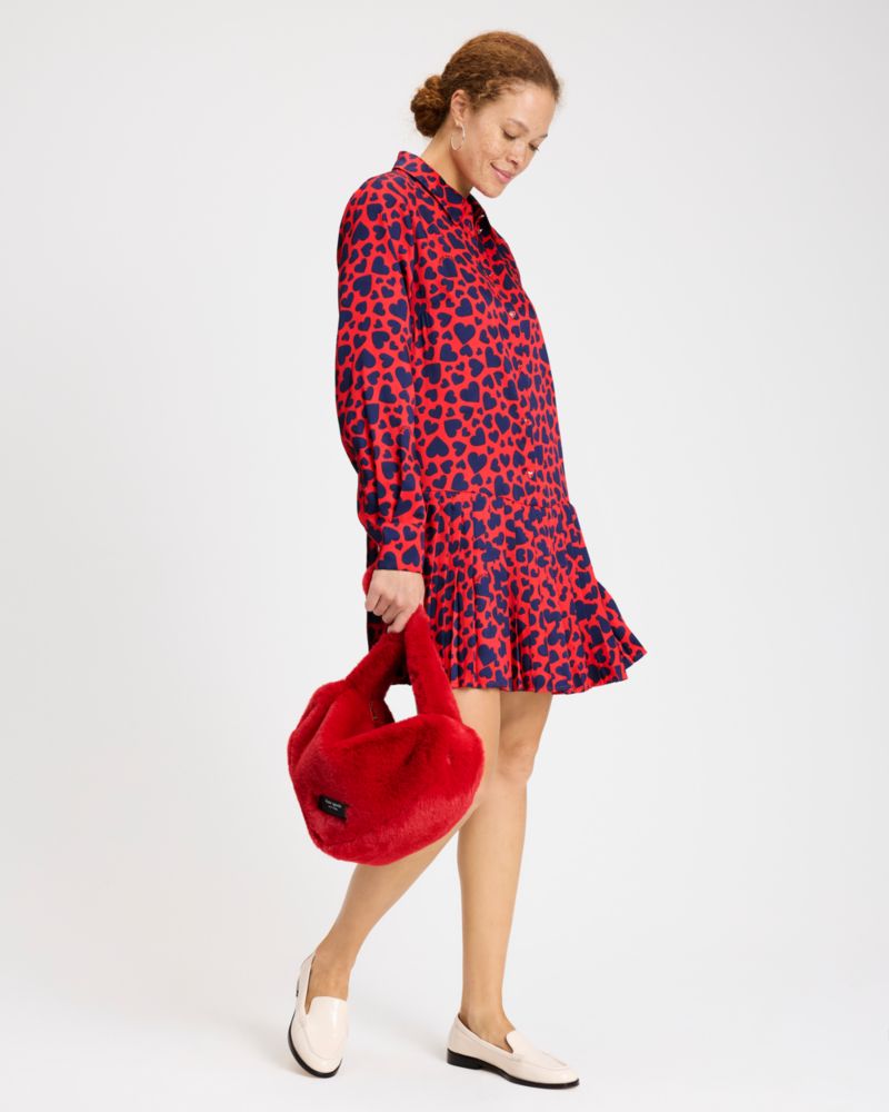 Sweet Hearts Pleated Dress