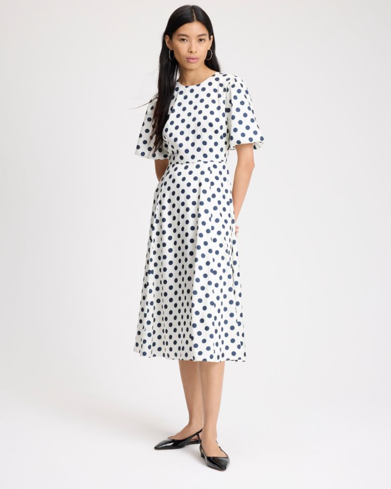 Breezy Dot Matinee Dress