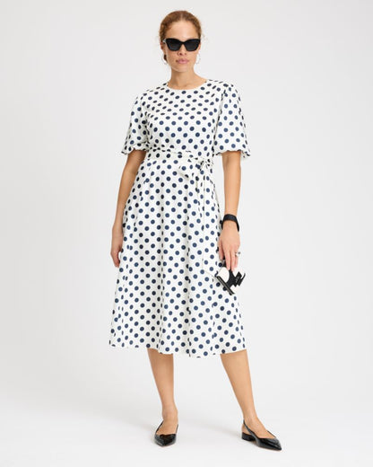 Breezy Dot Matinee Dress