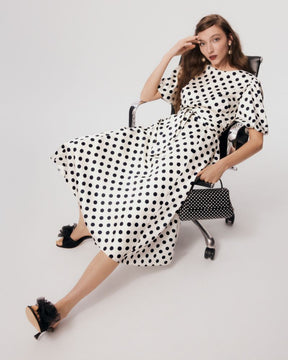 Breezy Dot Matinee Dress