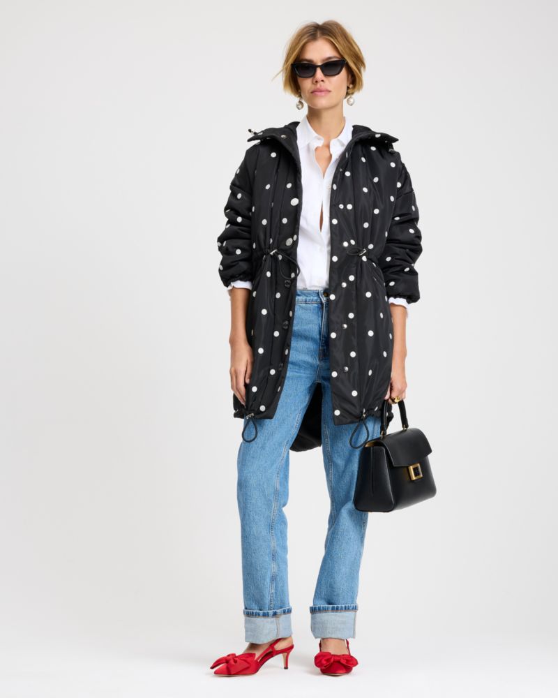Breezy Dot Oversized Anorak
