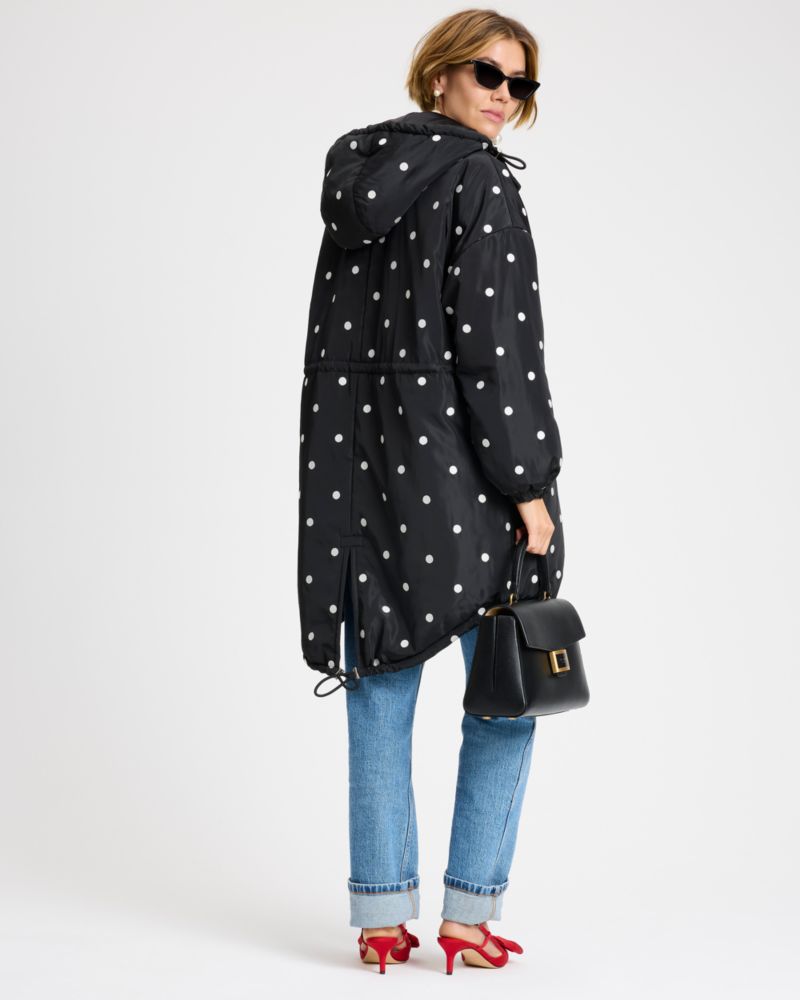 Breezy Dot Oversized Anorak