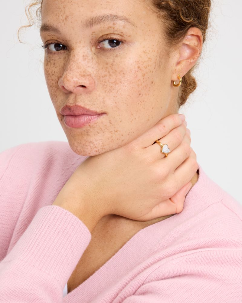 With All My Heart Pavé Ring