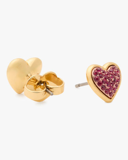 With All My Heart Pavé Studs