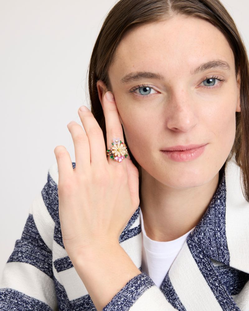 Bursting Blooms Cocktail Ring