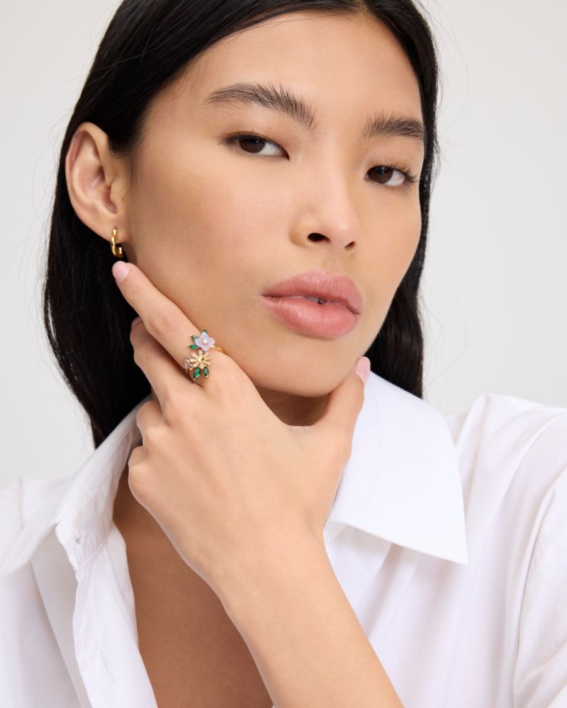 Bursting Blooms Wrap Ring