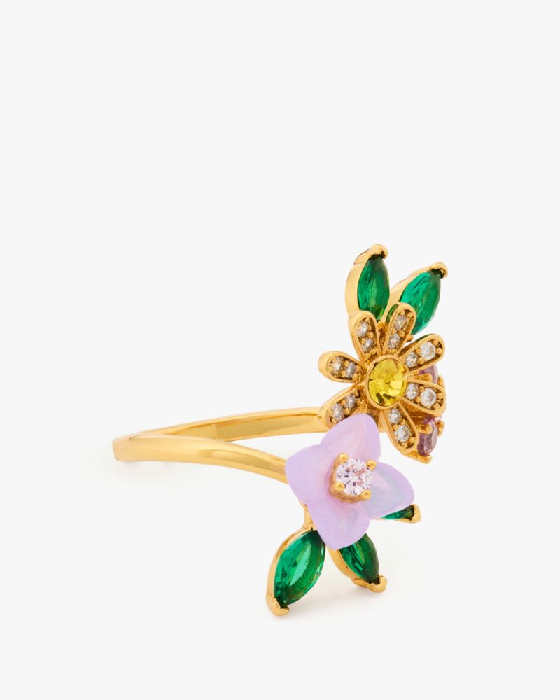 Bursting Blooms Wrap Ring