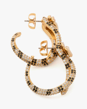 Shining Snake Hoops