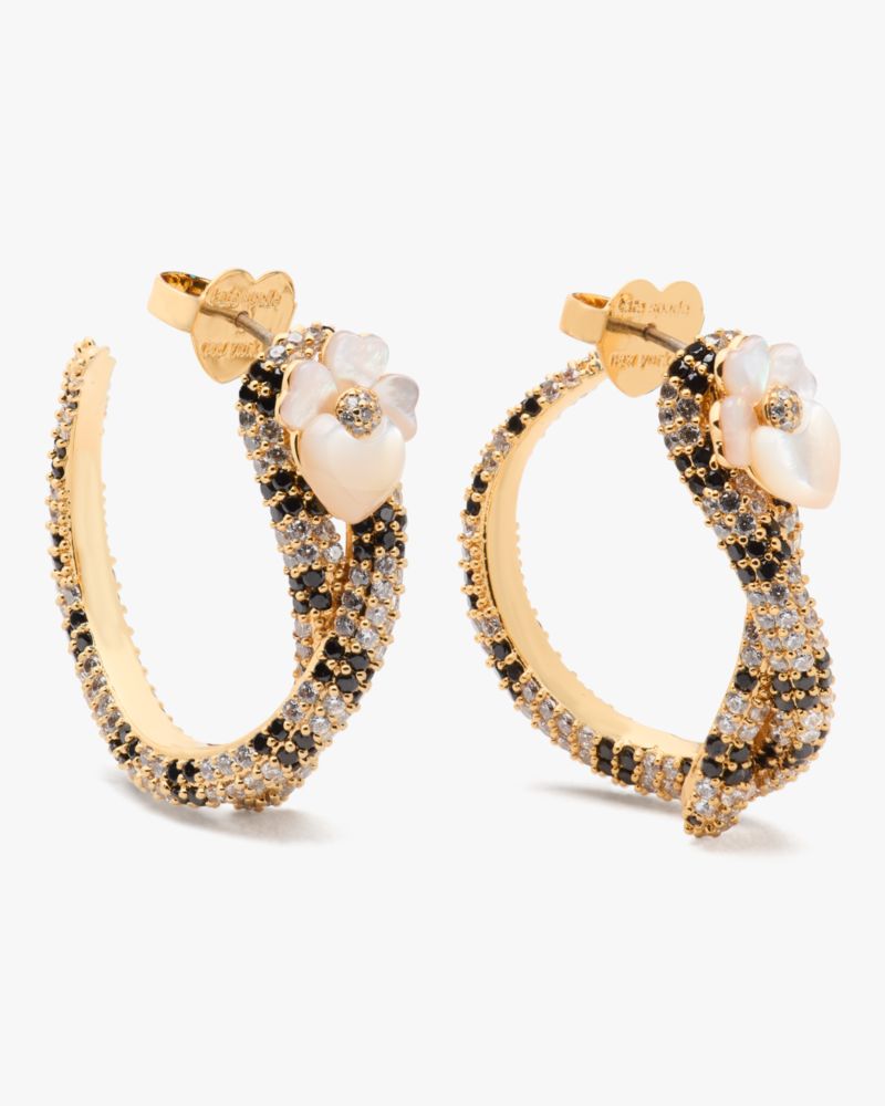 Shining Snake Hoops