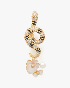 Shining Snake Statement Earrings