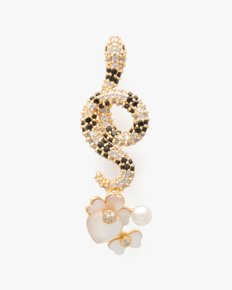 Shining Snake Statement Earrings