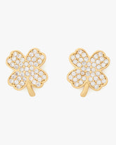 Lucky Charm Pavé Clover Studs