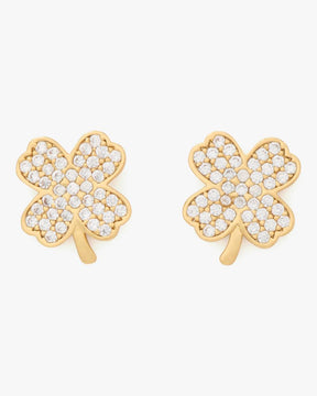 Lucky Charm Pavé Clover Studs