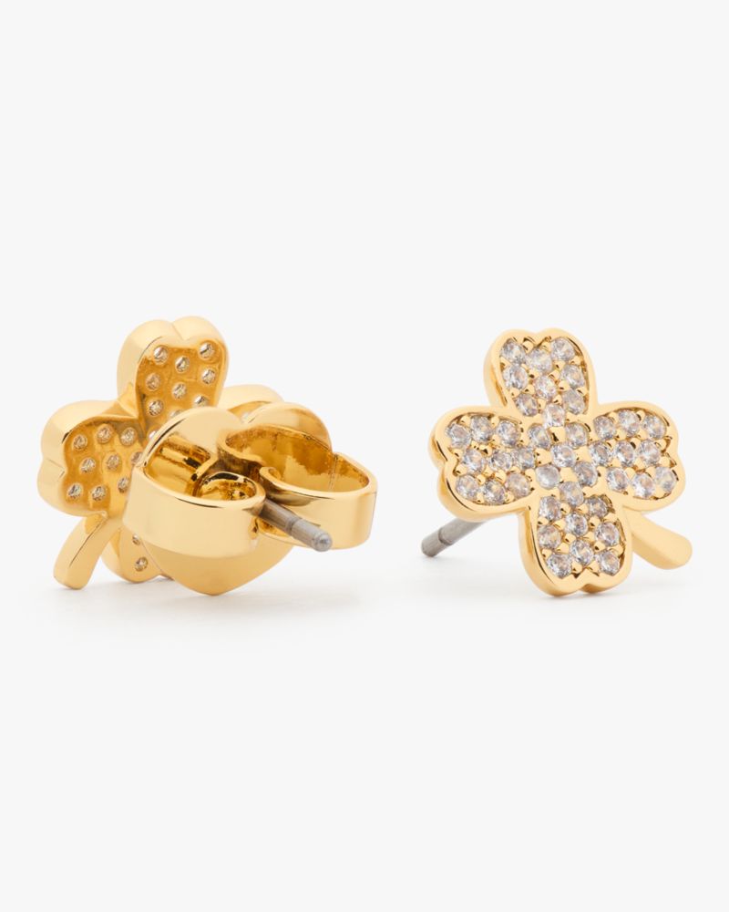 Lucky Charm Pavé Clover Studs