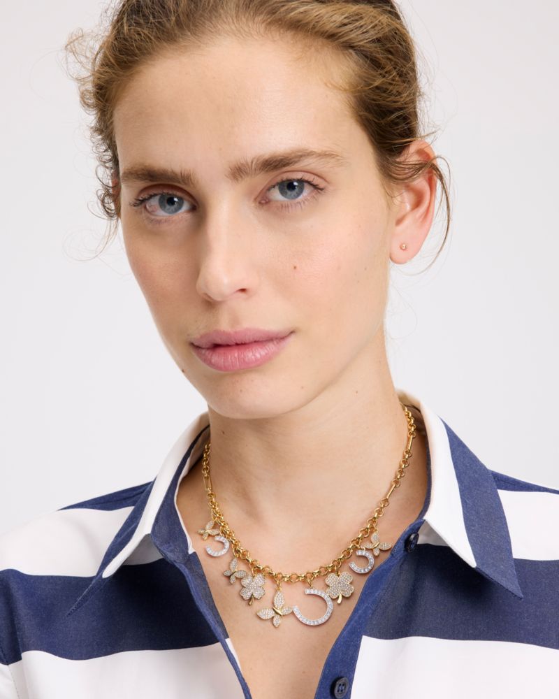 Lucky Charm Statement Necklace