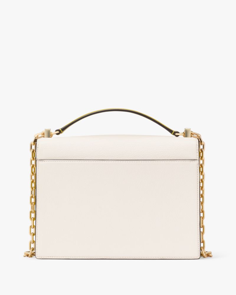 Deco Color-blocked Chain Shoulder Bag