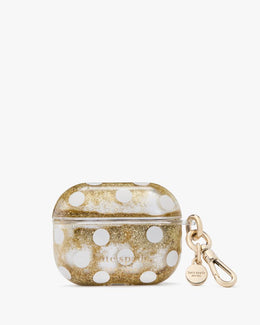 Polka Dot Liquid Glitter Airpods Pro Gen 2 Case