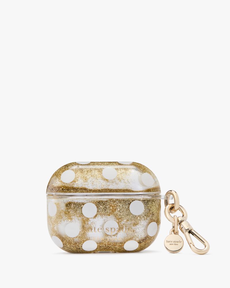 Polka Dot Liquid Glitter Airpods Pro Gen 2 Case