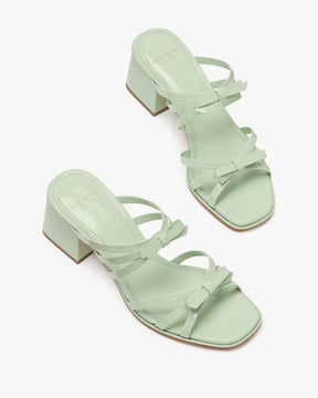 Carolina Patent Block Heel Sandals