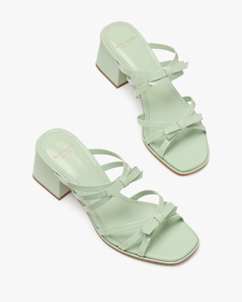 Carolina Patent Block Heel Sandals