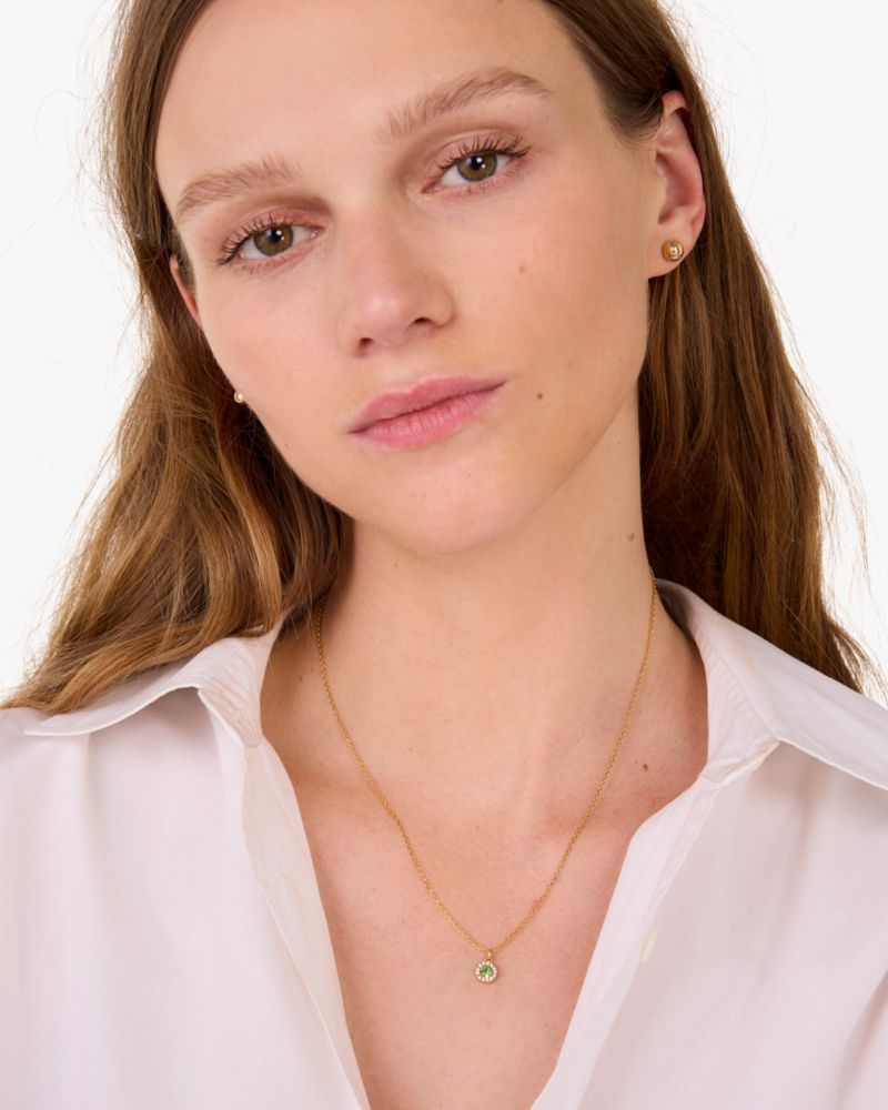 You're A Gem Pave Halo Pendant