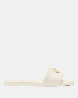 Kendall Smooth Leather Slide Sandal