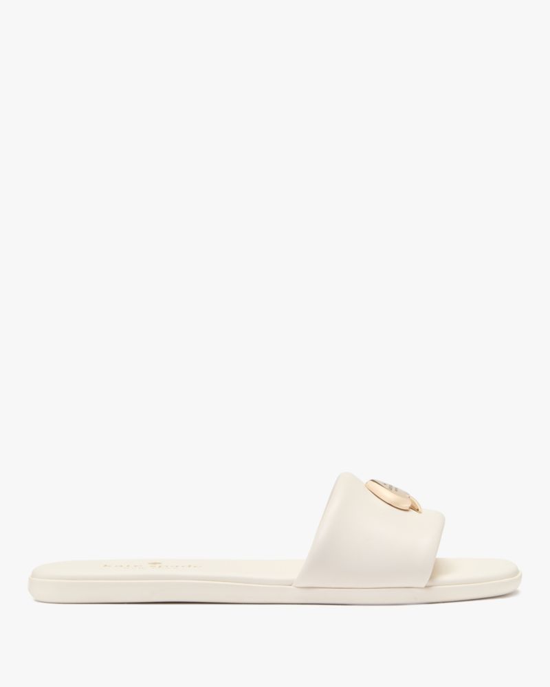 Kendall Smooth Leather Slide Sandal