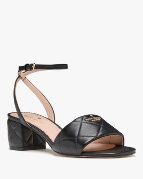 Pillow Smooth Leather Mid Ankle Strap Sandal