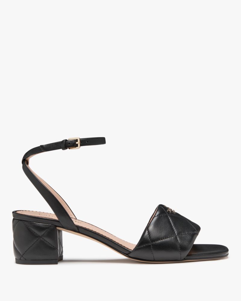 Pillow Smooth Leather Mid Ankle Strap Sandal