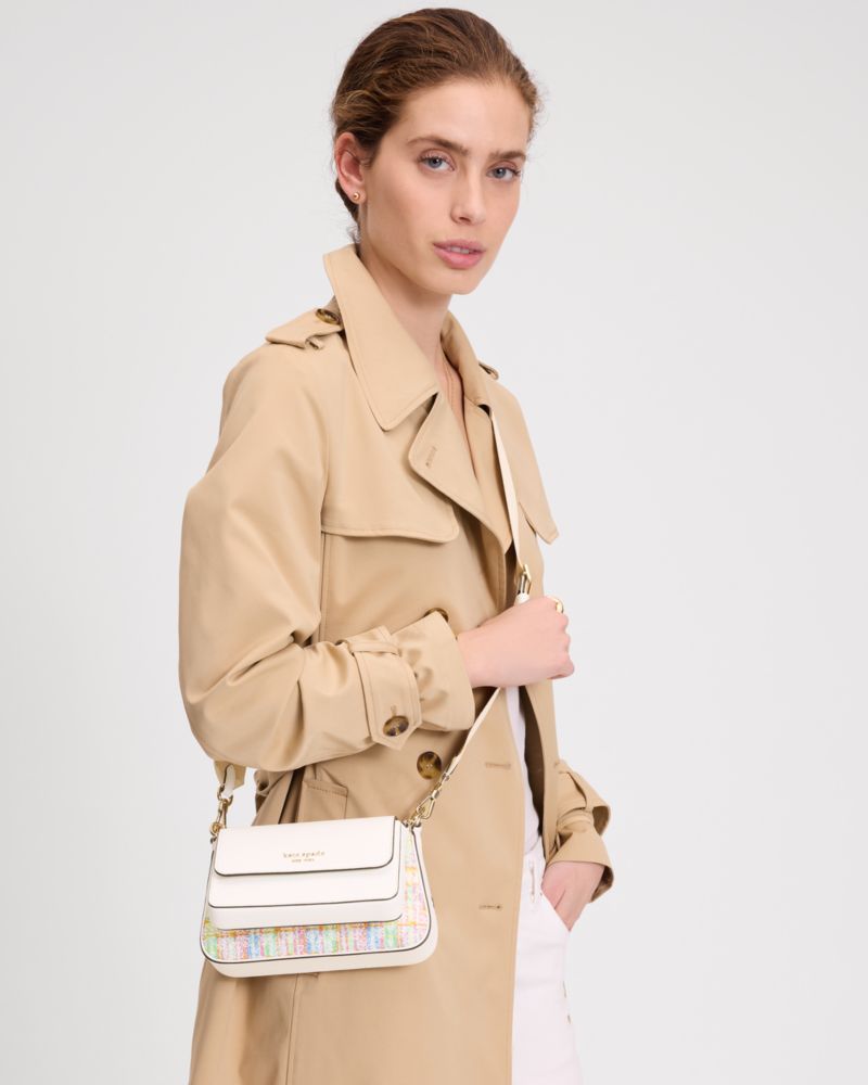 Double Up Tweed Crossbody