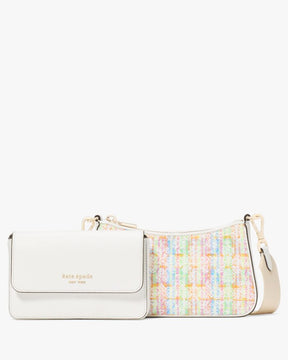 Double Up Tweed Crossbody