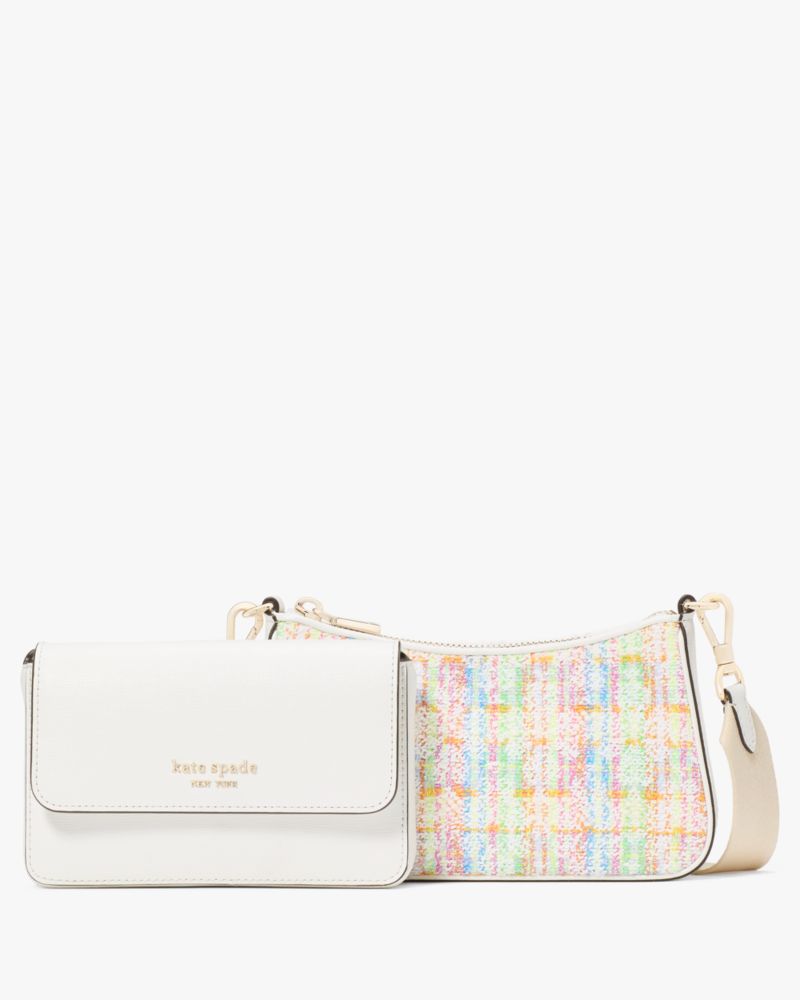 Double Up Tweed Crossbody