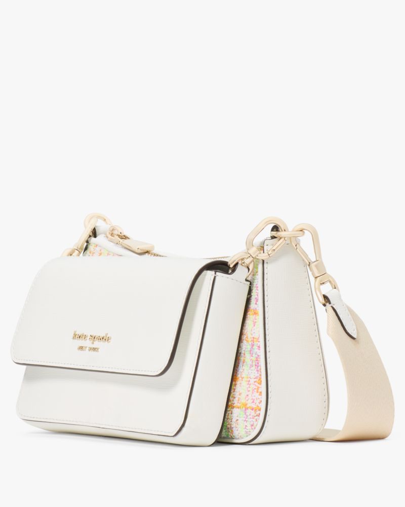 Double Up Tweed Crossbody