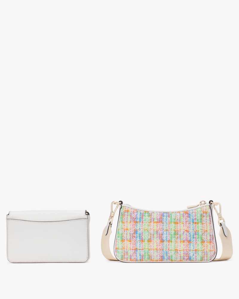 Double Up Tweed Crossbody