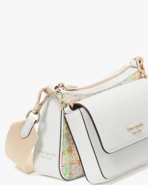 Double Up Tweed Crossbody