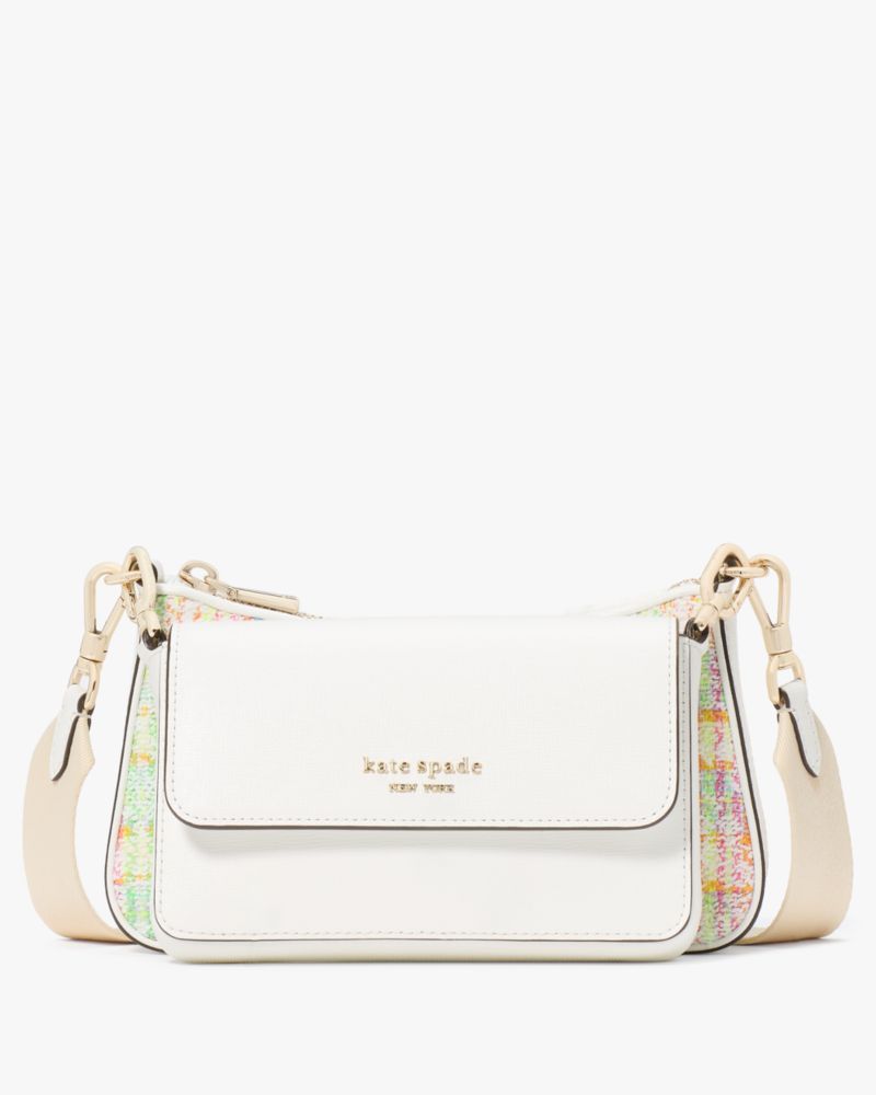 Double Up Tweed Crossbody